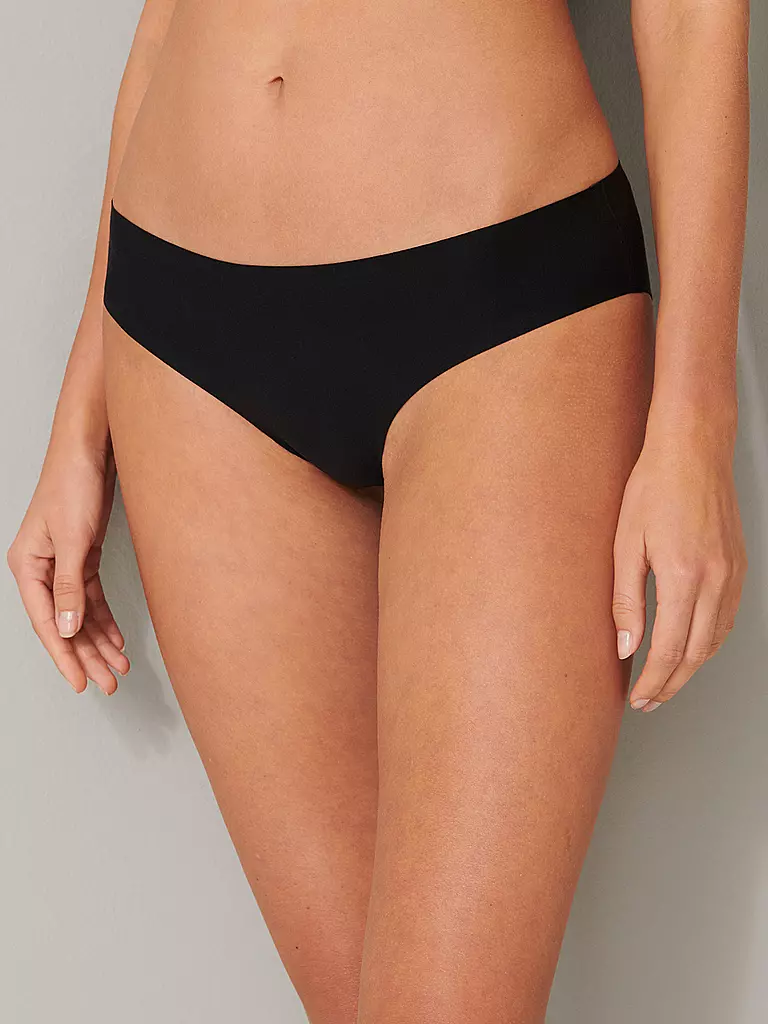 SCHIESSER | Slip INVISIBLE COTTON nero | 
