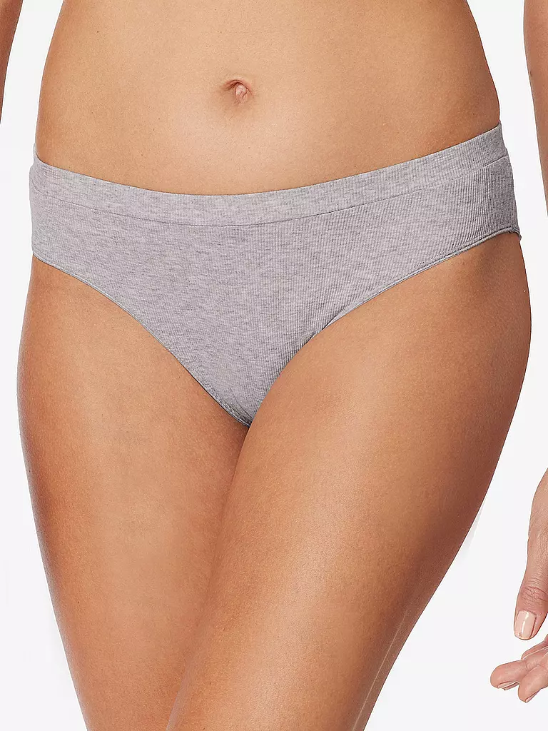 SCHIESSER | Slip Rio grigio mélange | 