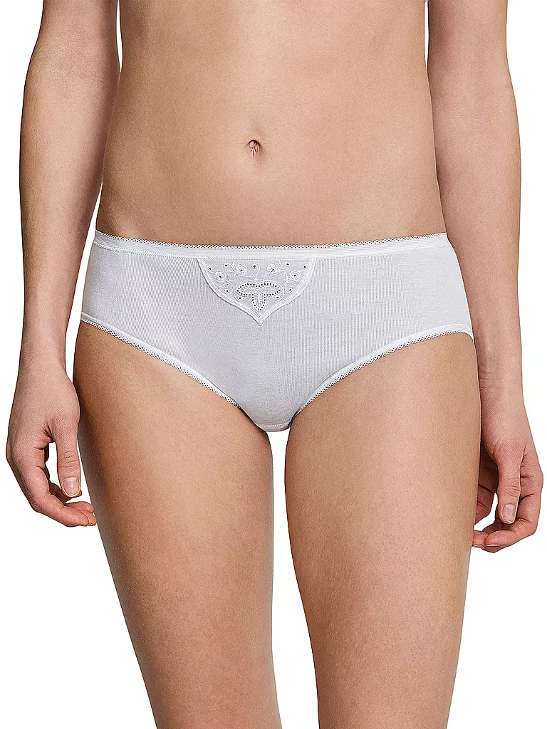 SCHIESSER | Slip Tai "Cotton Essentials" confezione da 2 (Bianco) | 