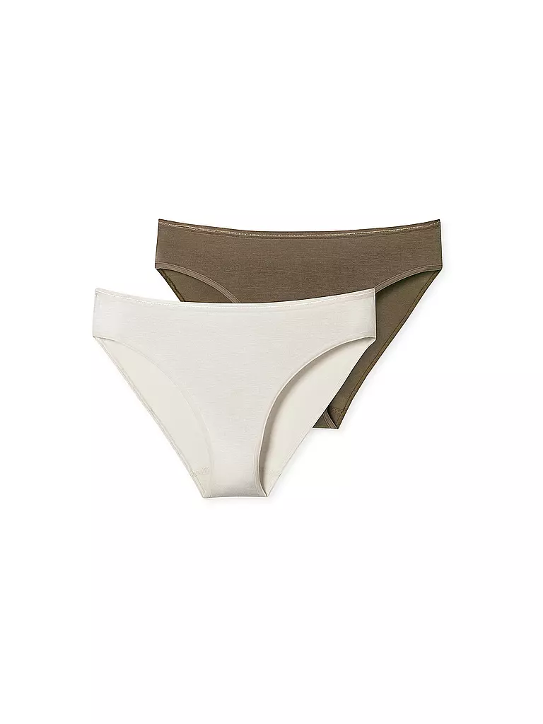 SCHIESSER | Slips 2er Pkg. | Oliva