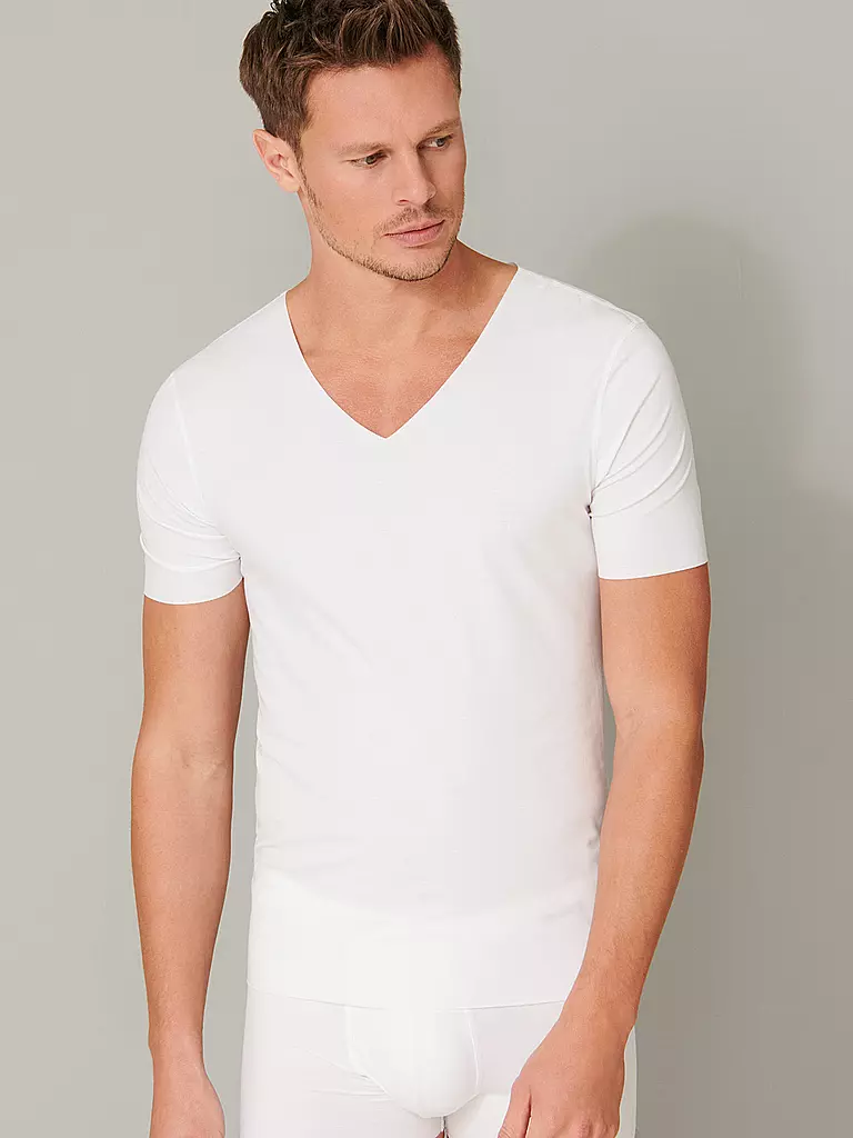 SCHIESSER | T-Shirt | Bianco