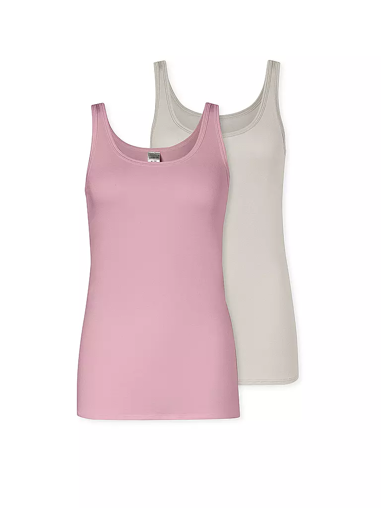 SCHIESSER | Top confezione da 2 | Rosa