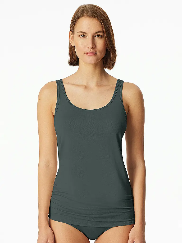 SCHIESSER | Top confezione da 2 | Verde