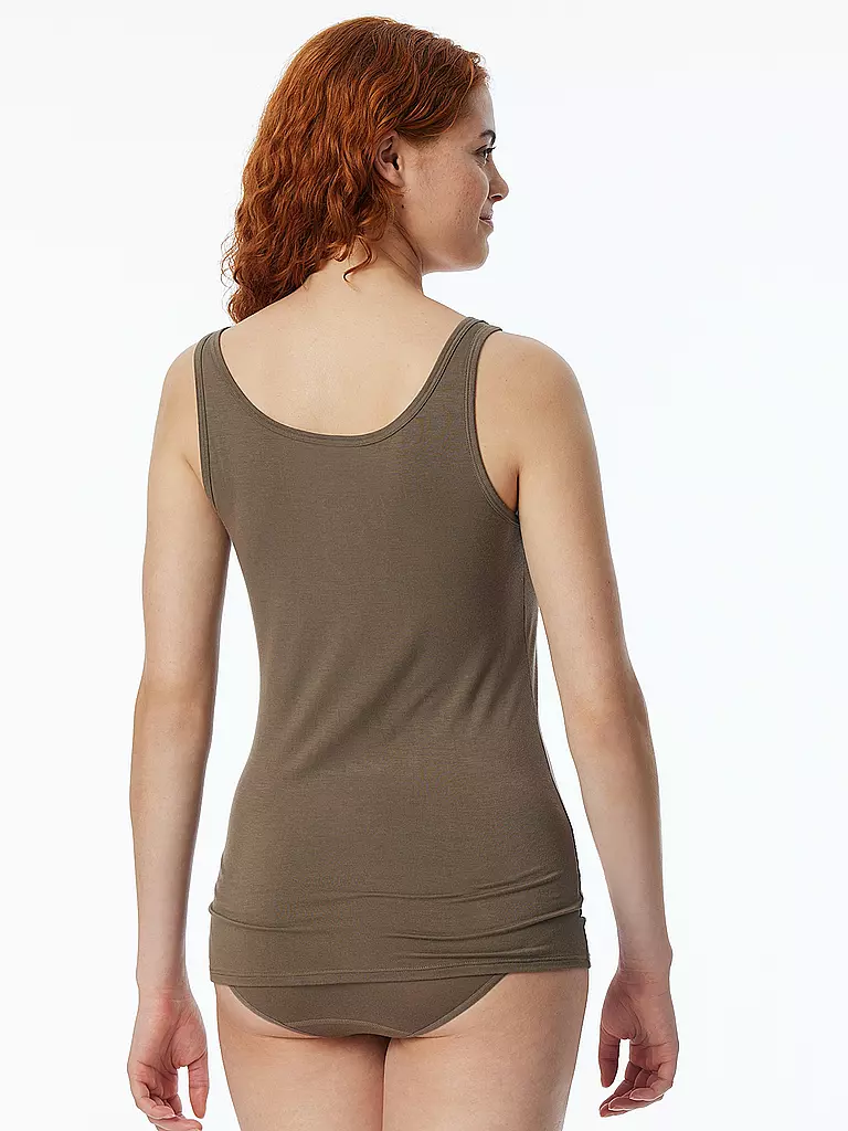 SCHIESSER | Trägertops 2er Pkg. | Oliva