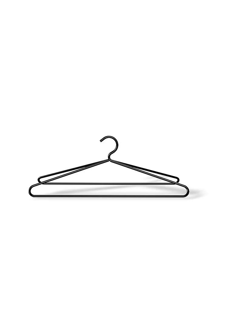 SCHLAFGUT | Appendiabiancheria LOOP 45,5 cm Nero | Nero