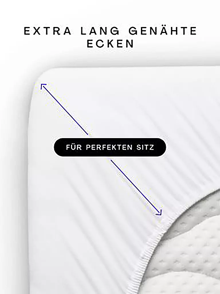 SCHLAFGUT | Lenzuolo con angoli in jersey PURE 120x200cm Giallo Chiaro M | Giallo