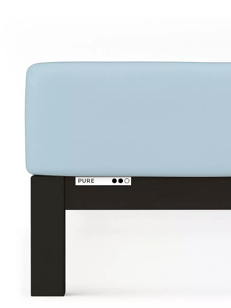 SCHLAFGUT | Lenzuolo con angoli in jersey PURE 140x200cm Blue Light L | 