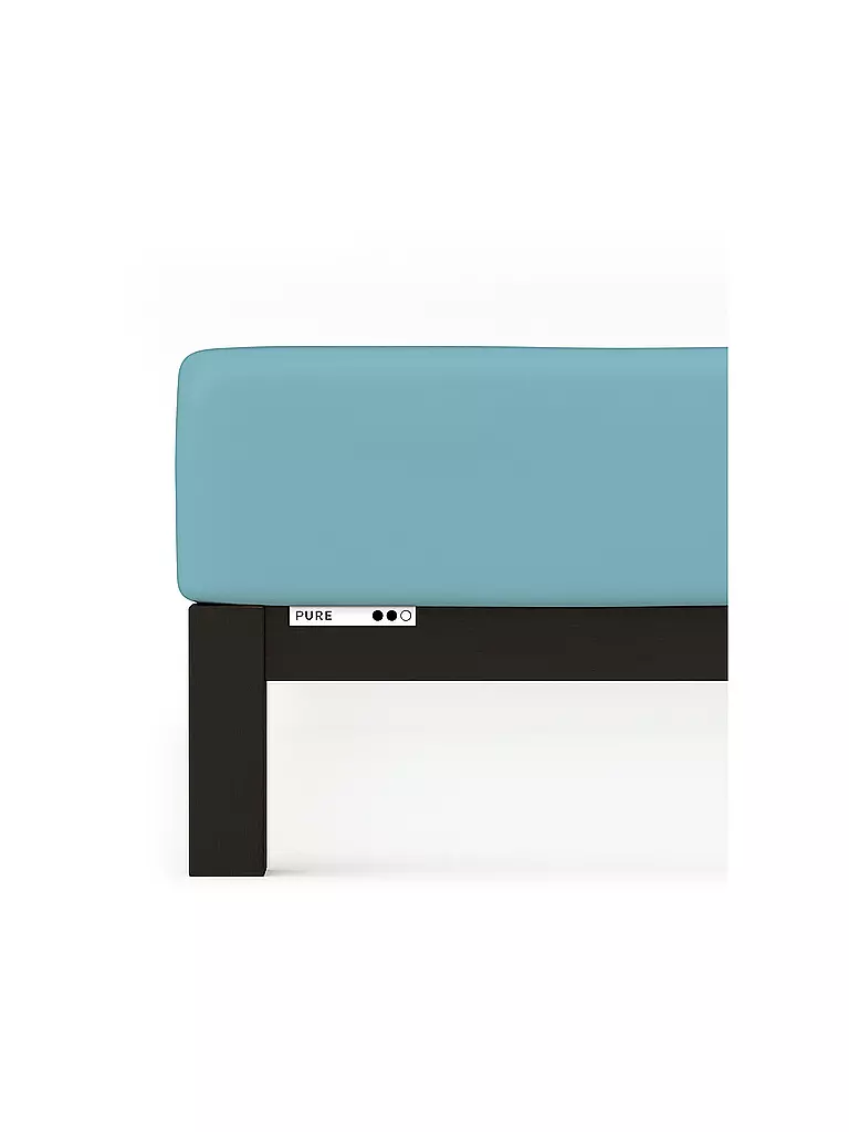 SCHLAFGUT | Lenzuolo con angoli in jersey PURE 140x200cm Petrol Mid L | Menta