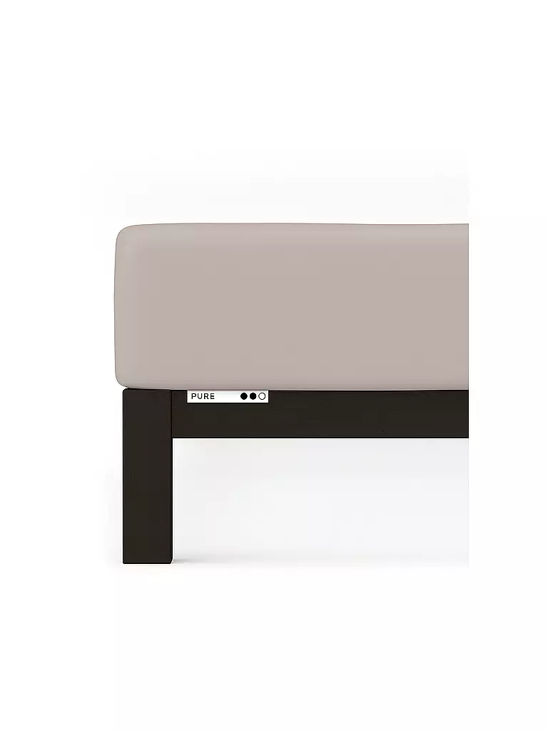 SCHLAFGUT | Lenzuolo con angoli in jersey PURE 140x200cm Sabbia Mid L | Beige
