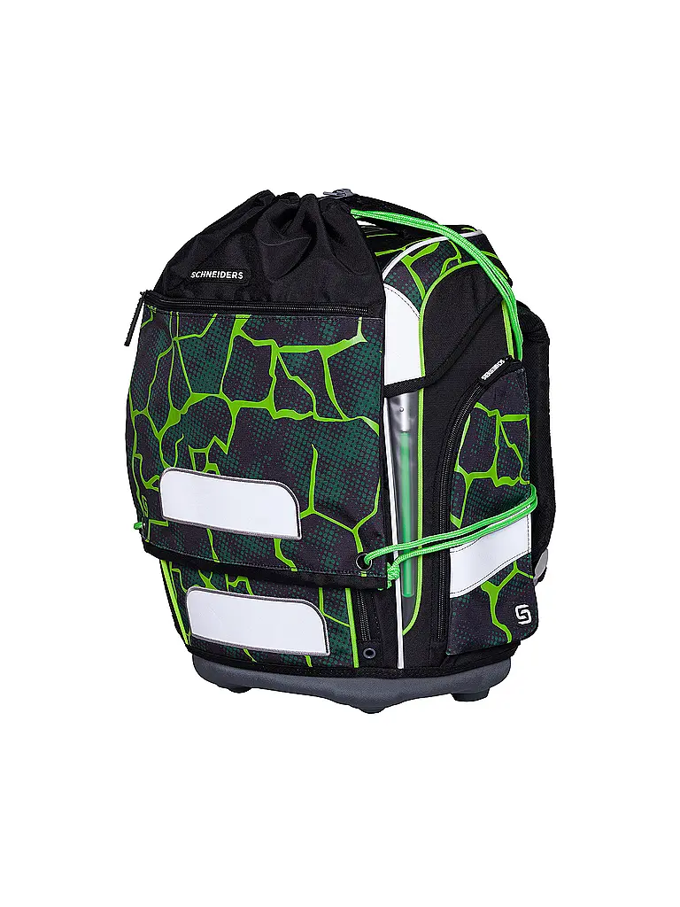 SCHNEIDERS | Set di zaini scolastici Ergolite 9 pz. Anna Maria Damm Crash | Nero