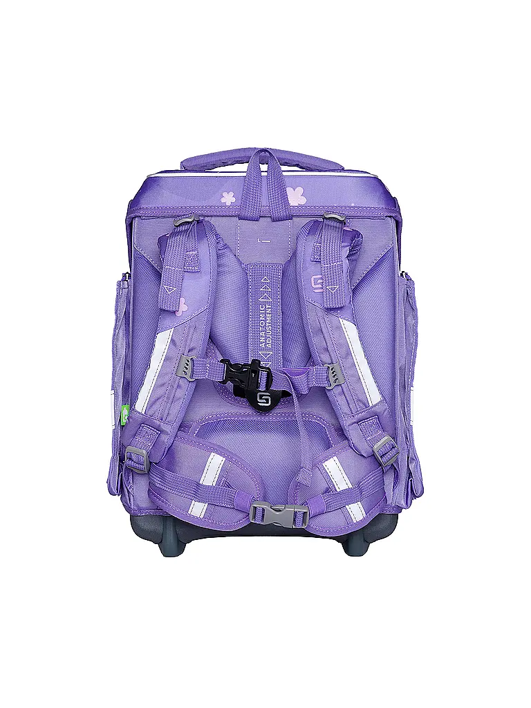 SCHNEIDERS | Set di zaini scolastici Ergolite 9 pz. Flowery | Lilla