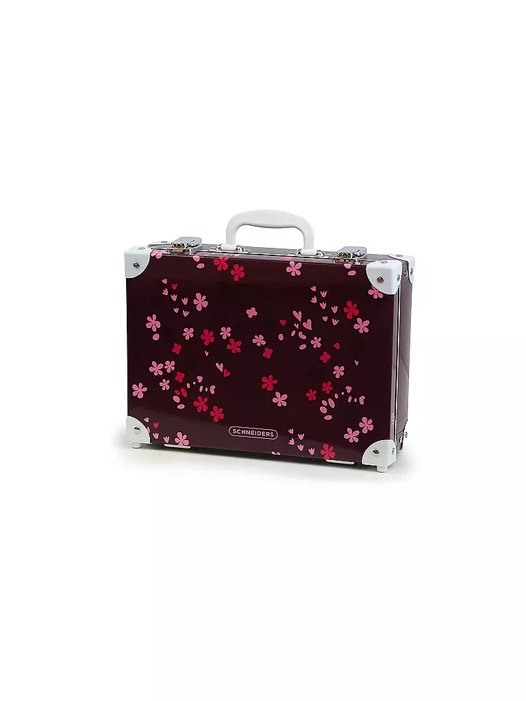 SCHNEIDERS | Werkkoffer Berry Blossom | Rosso scuro
