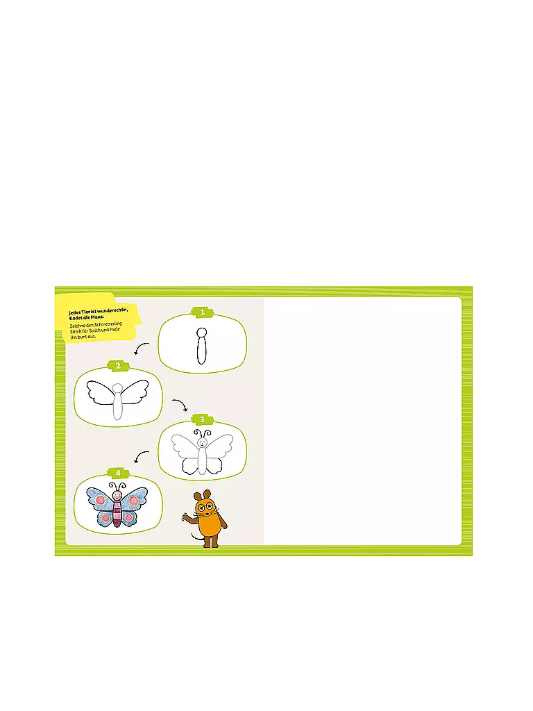 SCHWAGER & STEINLEIN VERLAG | Libro da colorare - Imparare a disegnare con il topo. | Senza colore