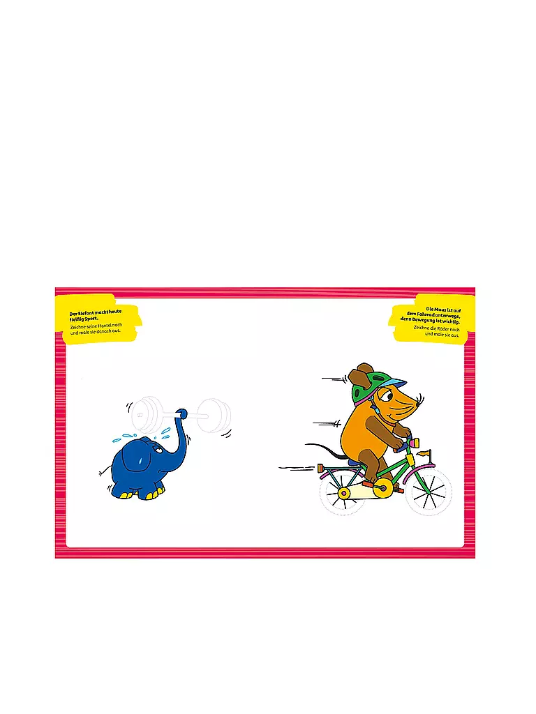 SCHWAGER & STEINLEIN VERLAG | Libro da colorare - Imparare a disegnare con il topo. | Senza colore