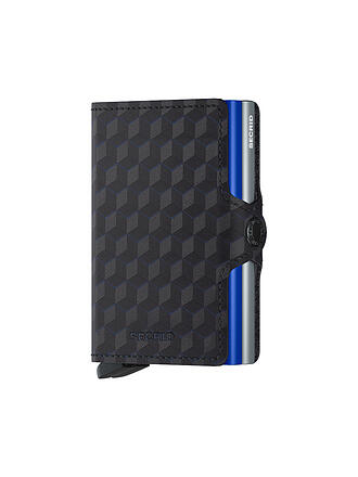 SECRID | Portafoglio - Twinwallet Optical Twin Titanium Blue
