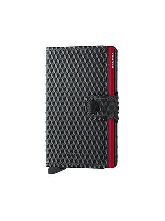 SECRID | Portafoglio - Miniwallet Cubic Nero Rosso