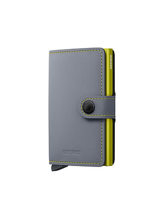 SECRID | Portafoglio - Miniwallet Matte Mini Grey&Lime