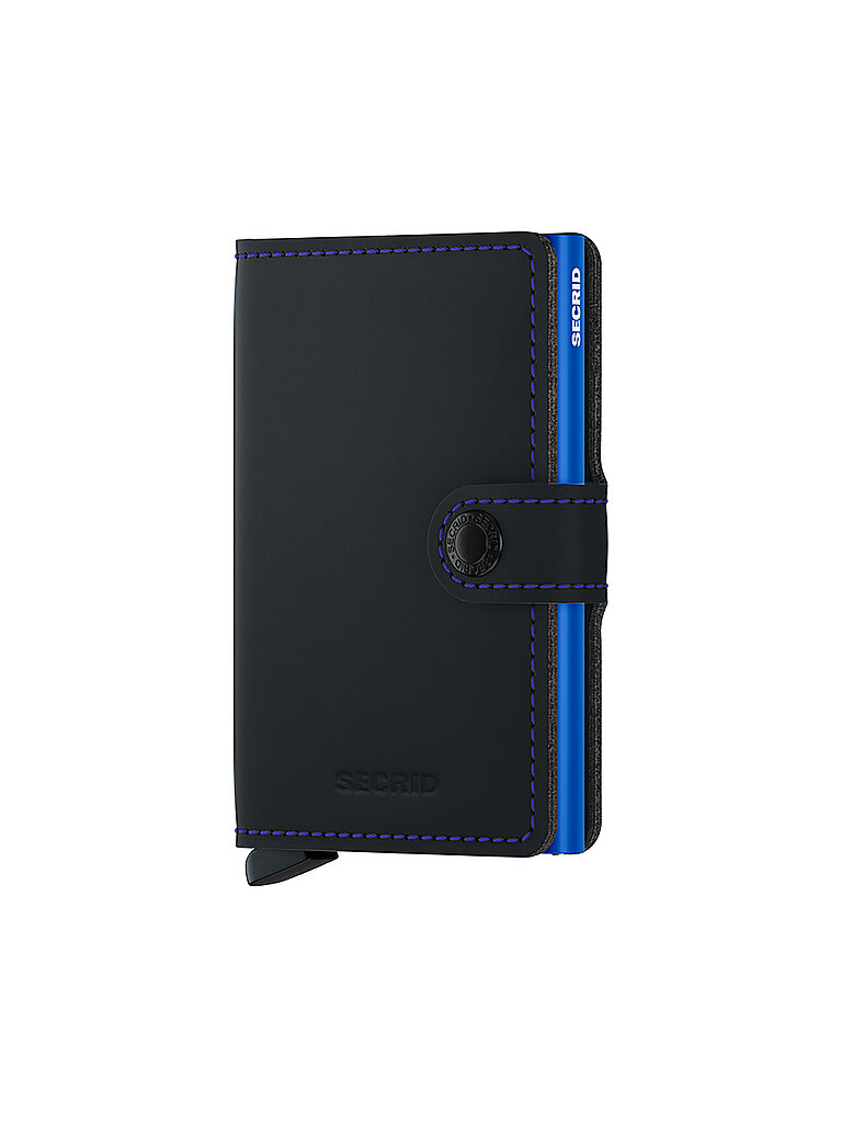 Portafoglio - Miniwallet Matte black & blue nero