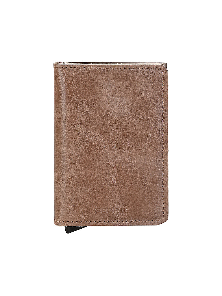 Geldbörsa - Slimwallet Vintage taupe grigio
