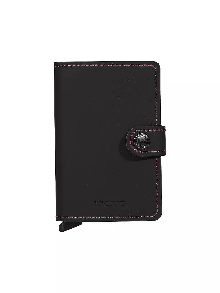 SECRID | Geldbörse - Miniwallet MATTE Mini black fuchsia  | Nero