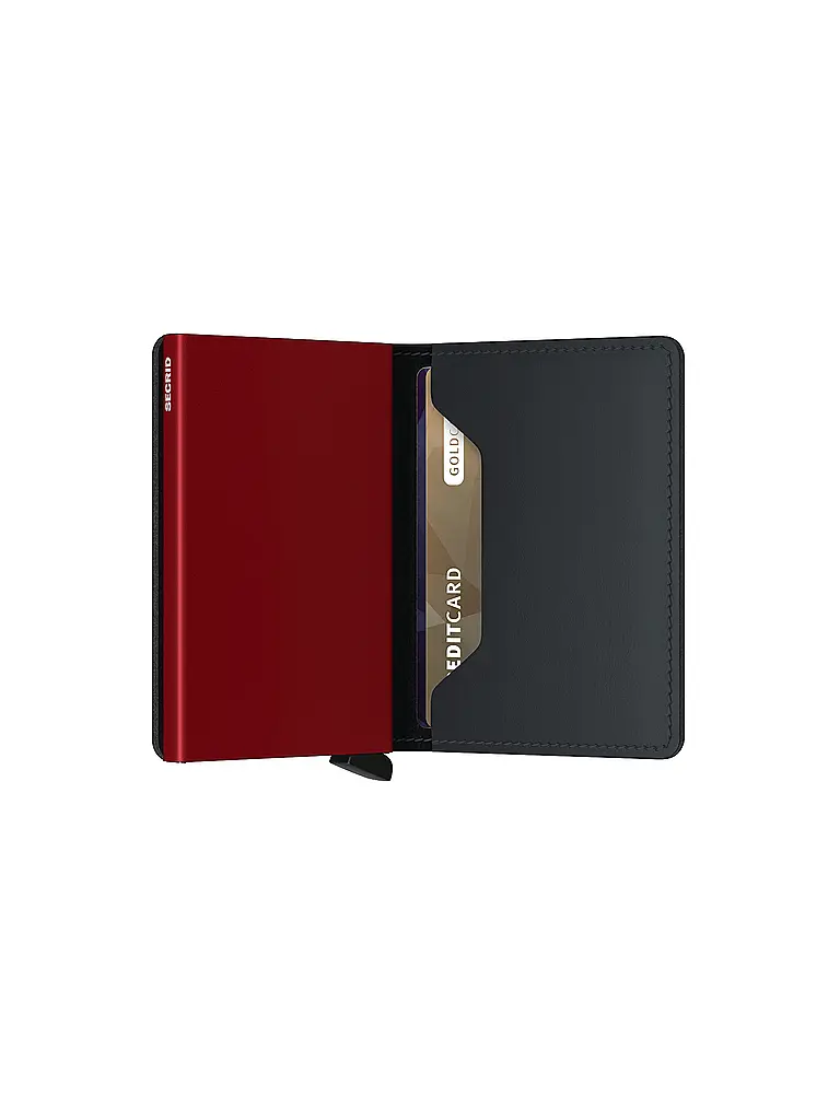 SECRID | Geldbörse - Slimwallet black & red | Nero