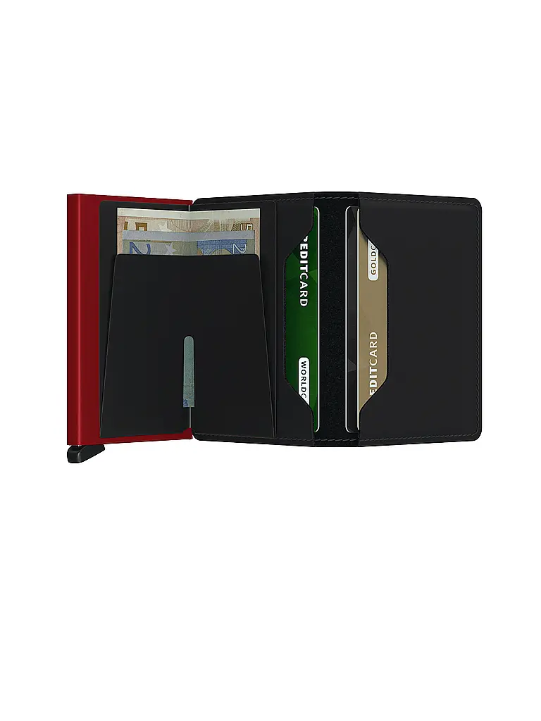 SECRID | Geldbörse - Slimwallet black & red | Nero