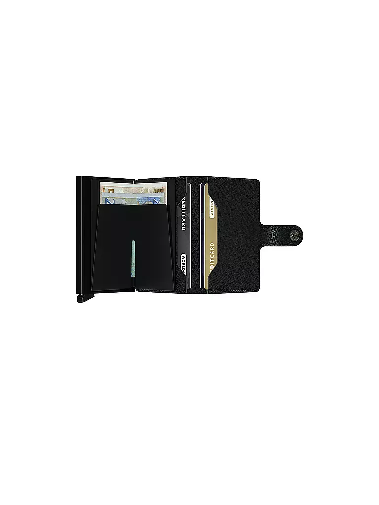 SECRID | Portafoglio - Miniwallet Crisple Mini Black | Nero