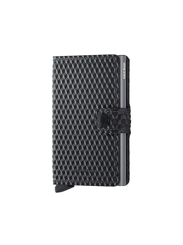 SECRID | Portafoglio - Miniwallet CUBIC | Nero