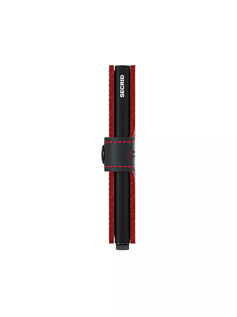SECRID | Portafoglio - Miniwallet Fuel Perforated Nero Rosso | 