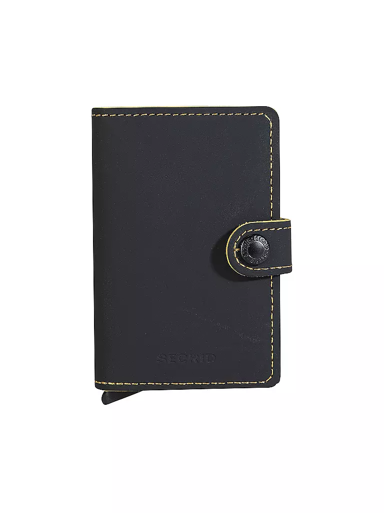 SECRID | Portafoglio - Miniwallet MATTE Mini black & ochre | Nero