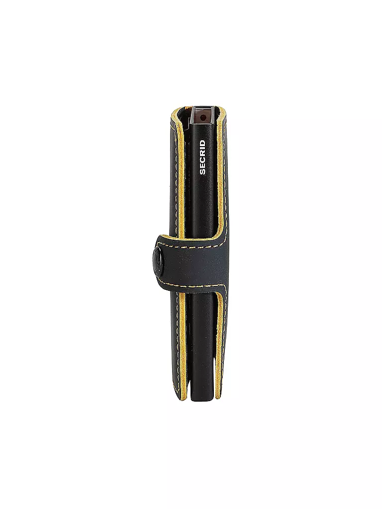 SECRID | Portafoglio - Miniwallet MATTE Mini black & ochre | Nero