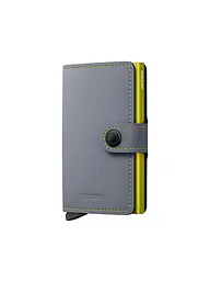 SECRID | Portafoglio - Miniwallet Matte Mini Grey&Lime | Grigio