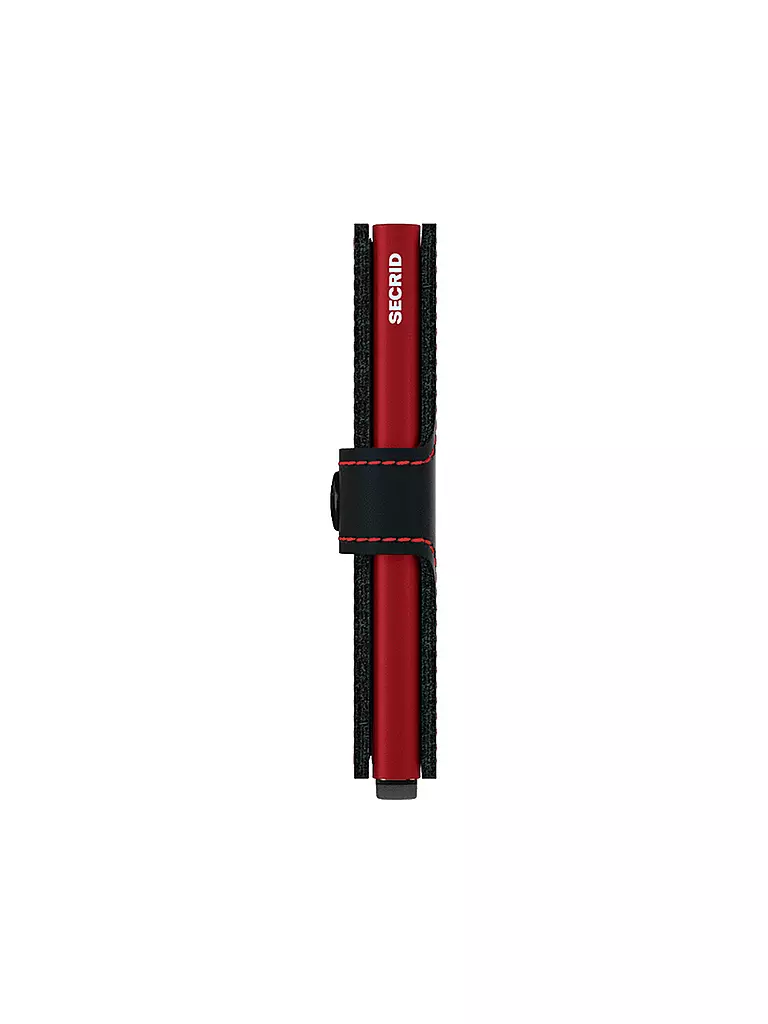 SECRID | Portafoglio - Miniwallet Matte mini Nero/Rosso | Nero