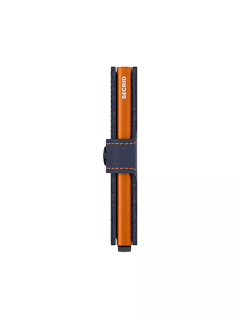 SECRID | Portafoglio - Miniwallet Matte Night Blue Orange | 