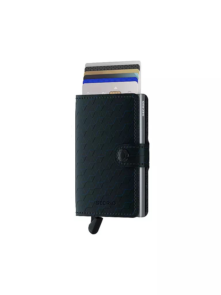 SECRID | Portafoglio - Miniwallet Optical Mini Black Titanium | 