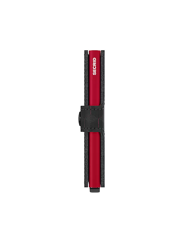 SECRID | Portafoglio - Miniwallet Optical Mini Nero Rosso | 