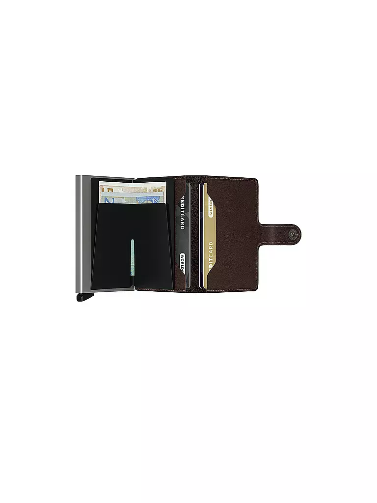 SECRID | Portafoglio - Miniwallet Original Mini Marrone Scuro | Marrone