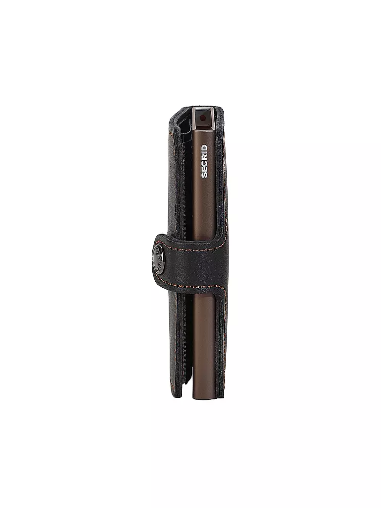 SECRID | Portafoglio - Miniwallet Original Mini Nero-Marrone | Marrone