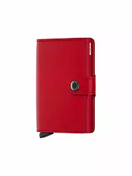 SECRID | Portafoglio - Miniwallet Original Mini Marrone Scuro | Rosso