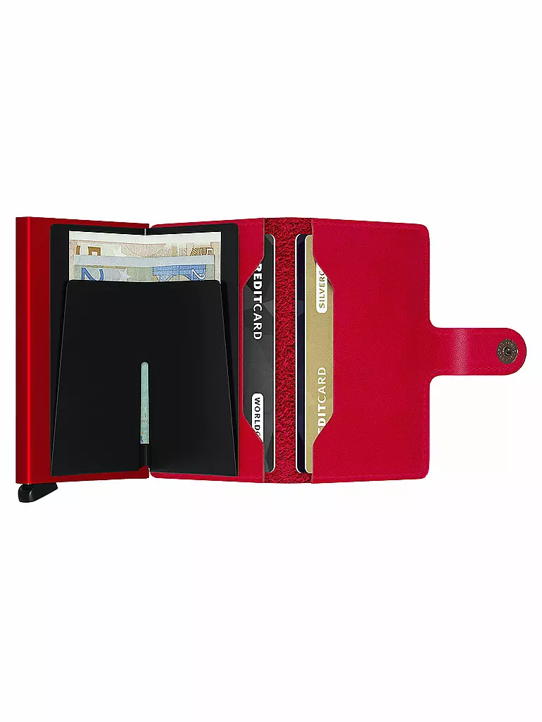 SECRID | Portafoglio - Miniwallet Original Mini Rosso/Rosso | 