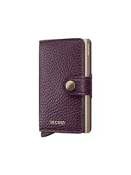 SECRID | Portafoglio - Miniwallet PEBBLE MINI Grape | Rosso scuro