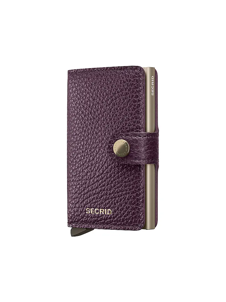 SECRID | Portafoglio - Miniwallet PEBBLE MINI Grape | Rosso scuro