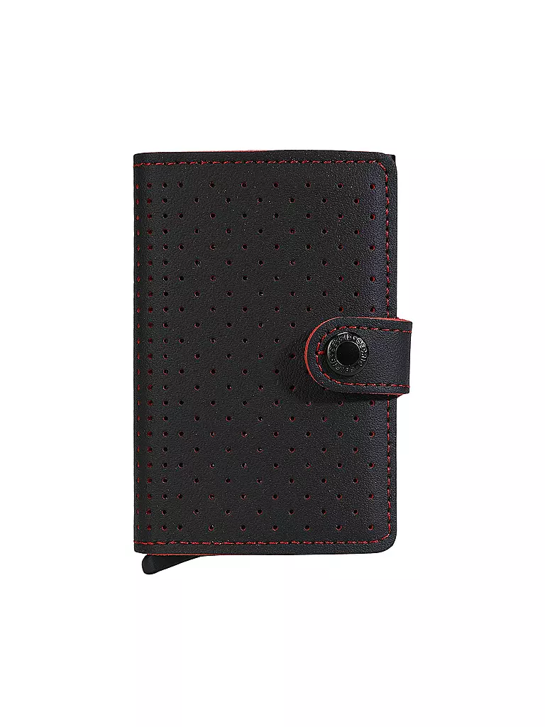 SECRID | Portafoglio - Miniwallet Perforated Mini Black | Nero