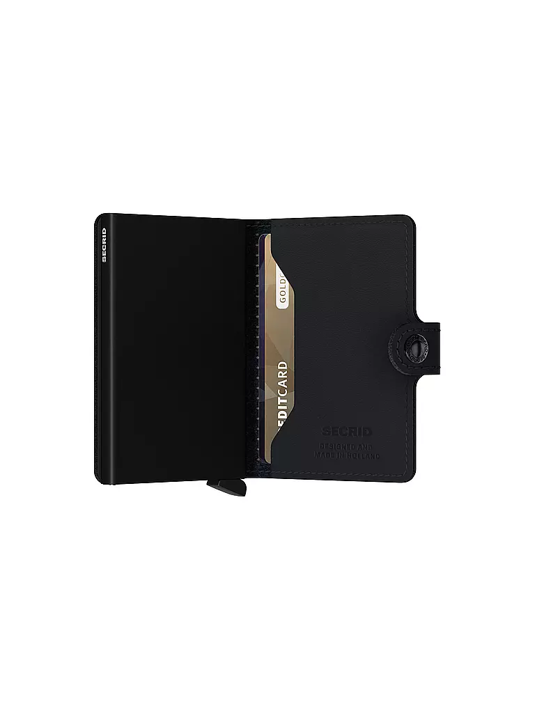 SECRID | Portafoglio - Miniwallet Perforated Mini Black | 