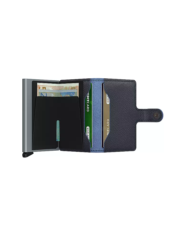 SECRID | Portafoglio - Miniwallet Saffiano Navy | Blu