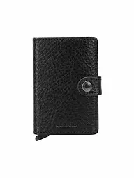 SECRID | Portafoglio - Miniwallet Vegetable Tanned Black/Black | Nero