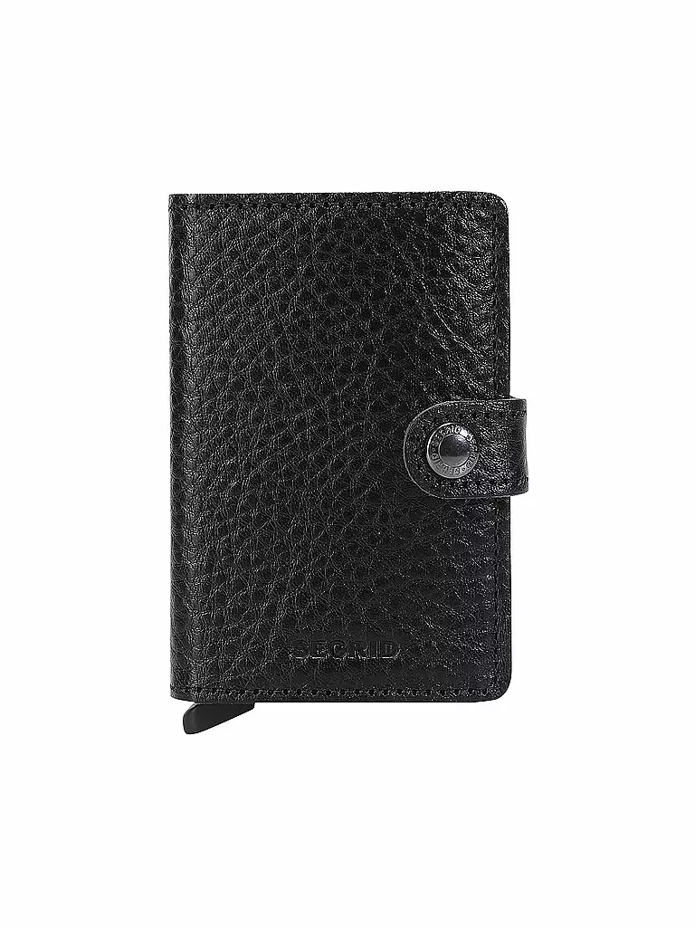 SECRID | Portafoglio - Miniwallet Vegetable Tanned Black/Black | Nero