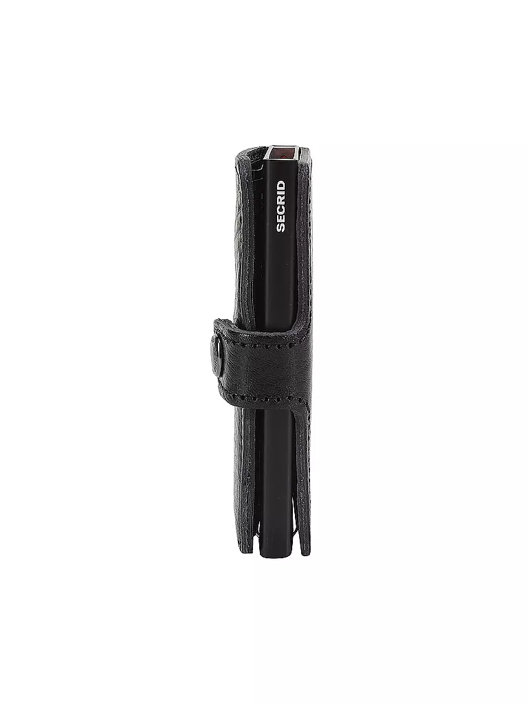 SECRID | Portafoglio - Miniwallet Vegetable Tanned Black/Black | Nero