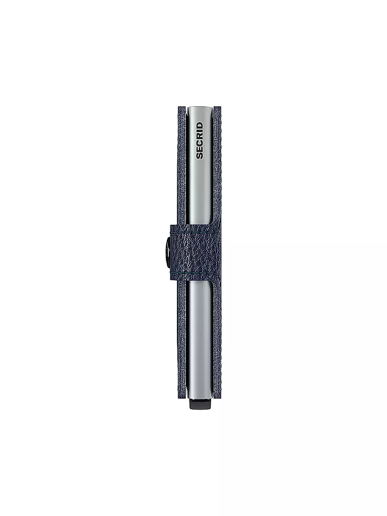 SECRID | Portafoglio - Miniwallet Vegetable Tanned Mini Navy/Silver | 