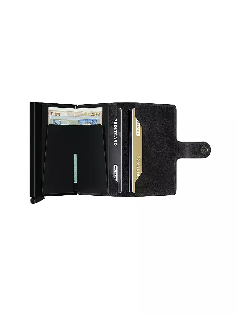 SECRID | Portafoglio - Miniwallet Vintage Mini Black | Nero